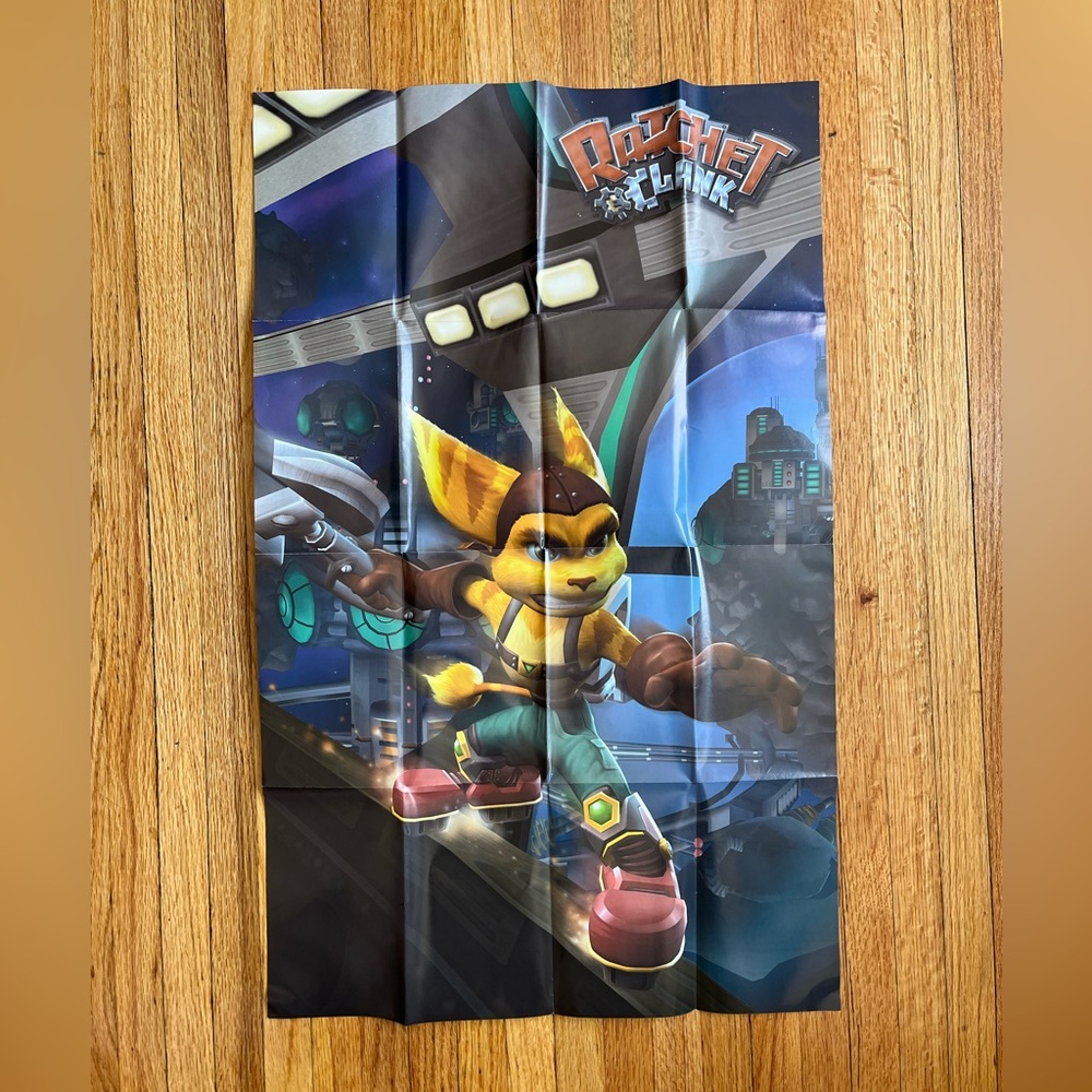 Ratchet & Clank Poster / Sony Playstation 2 / Wall Decor